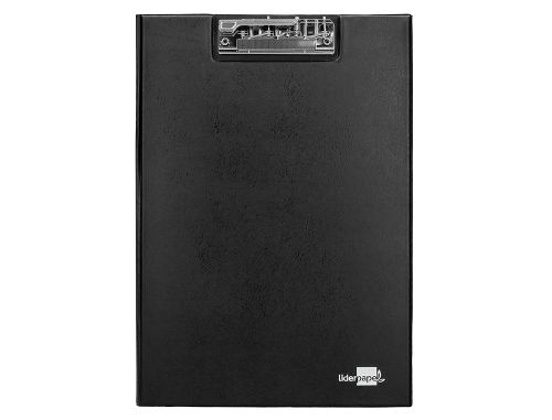 Capa de plastico liderpapel com miniclip superior liderpapel preto , Liderpapel , 24969 , 8423473249691